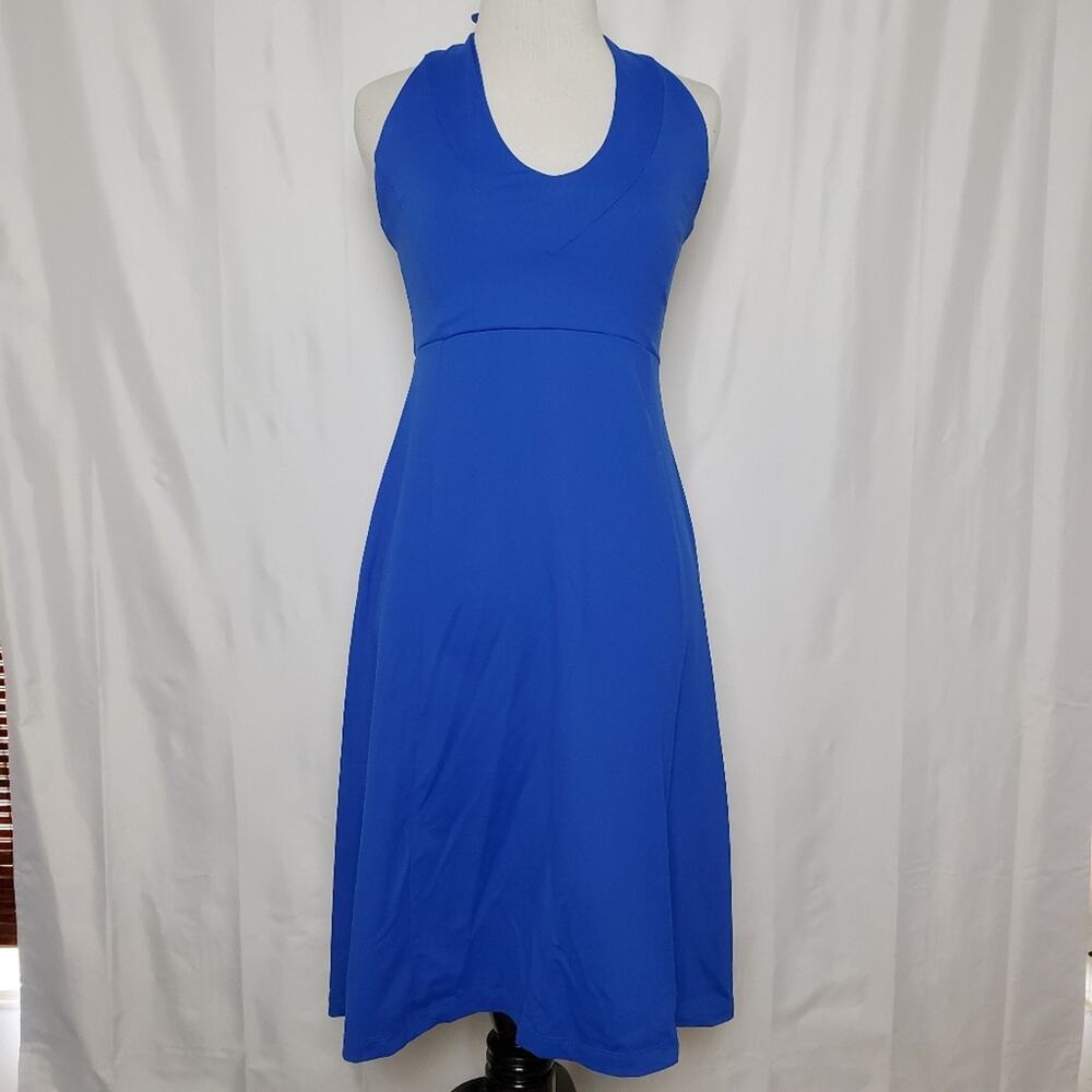 Patagonia Royal Blue Halter Dress SZ Small